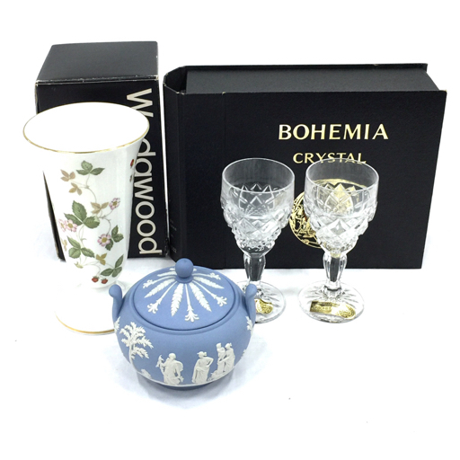 大倉陶園 四君子の図 八角 花瓶 フラワーベース OKURA 梅 蘭 竹 菊 高