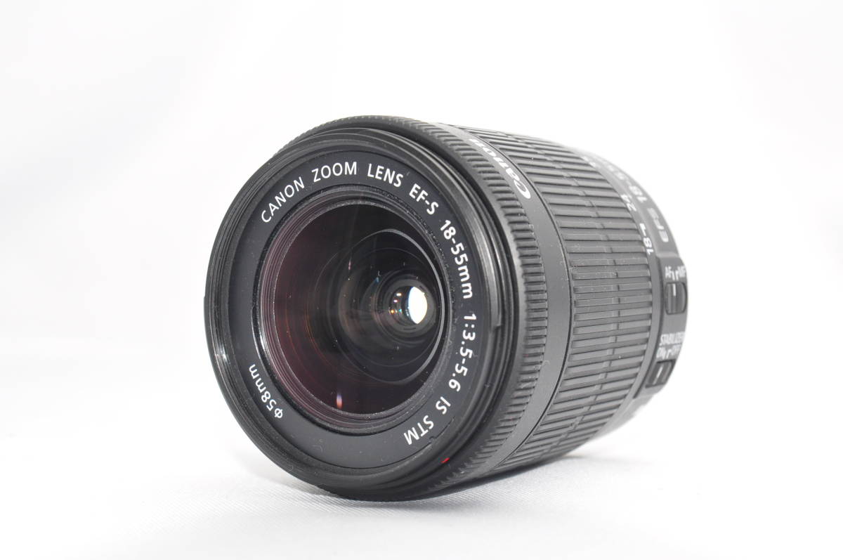 美品☆Canon キャノン EF-S18-55mm F3.5-5.6 IS STM APS-C対応