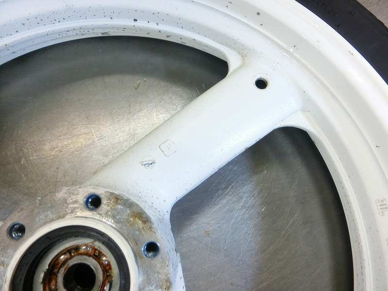 G☆ FZR400 フロントホイール 17x3.00☆C767、1WG、3EN FZR400 1WG 3EN リア17インチ化キット スイングアーム records