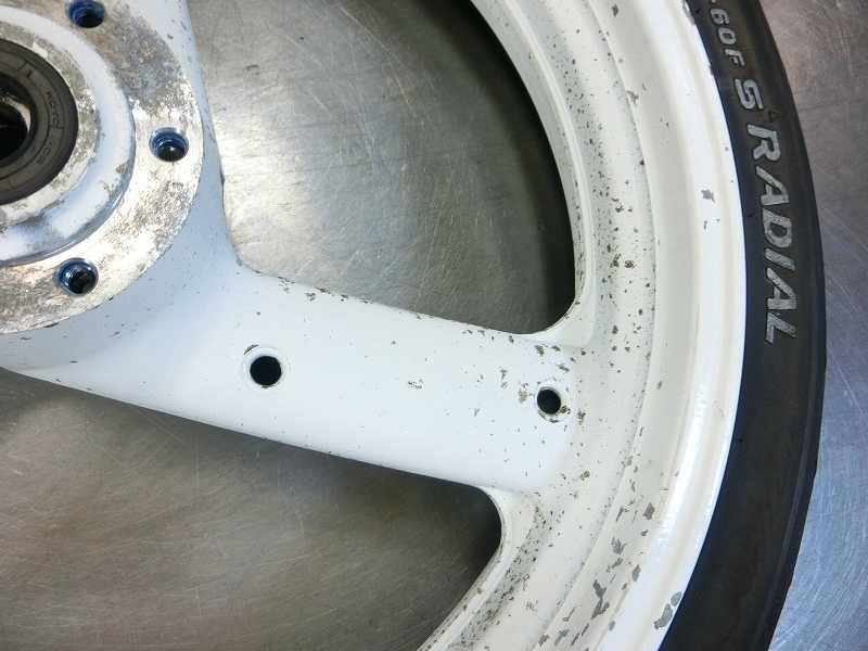 G☆ FZR400 フロントホイール 17x3.00☆C767、1WG、3EN FZR400 1WG 3EN リア17インチ化キット スイングアーム records