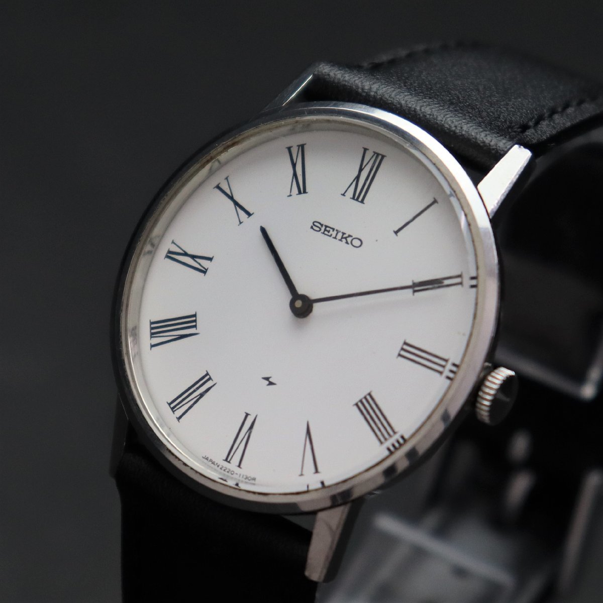 セイコー シャリオ 2220-0430 2針 ローマンインデックス 1975年 SEIKO