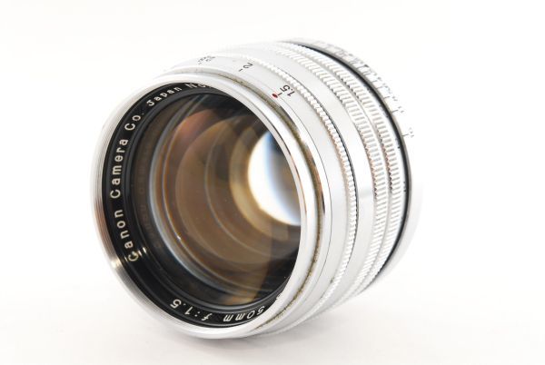 ◇美品 希少銘玉◇ Canon(キャノン) 50mm F1.5 Leica ライカ Lマウント