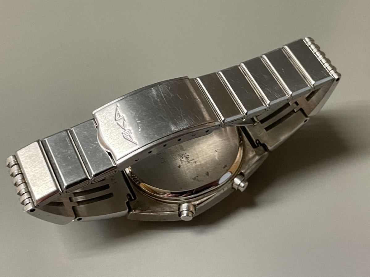 1円〜☆メンズ腕時計 SEIKO セイコー ALBA アルバ AKA デジタル W670