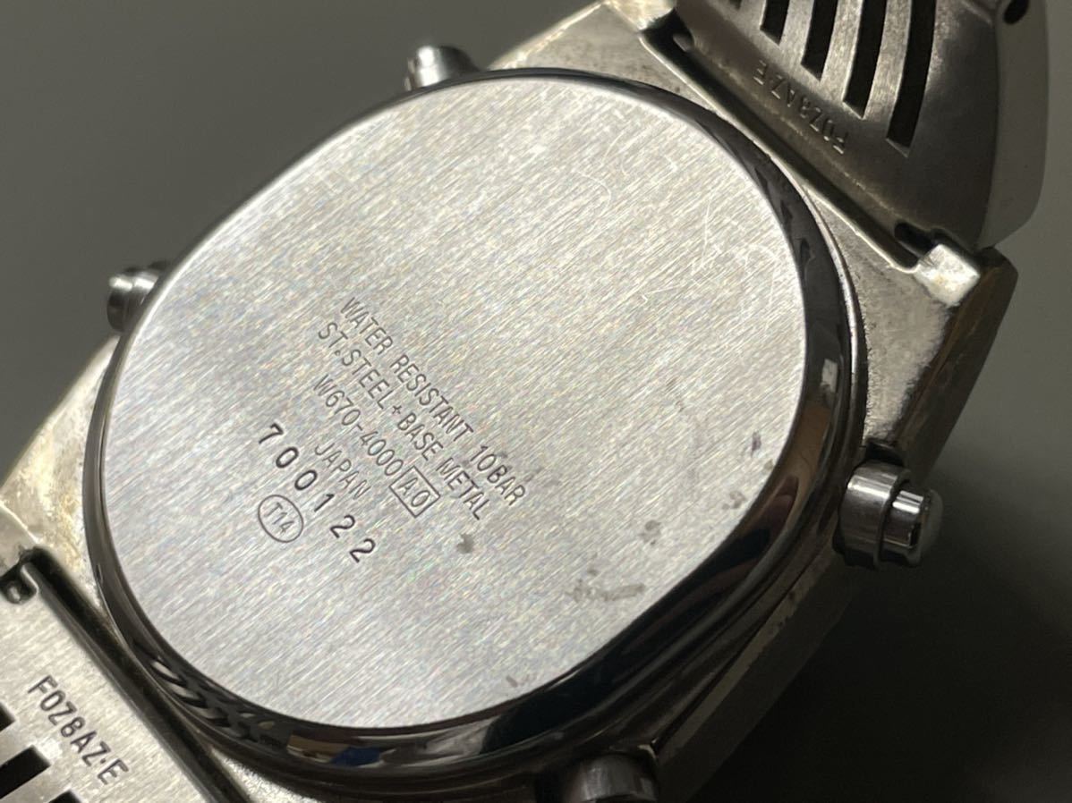 1円〜☆メンズ腕時計 SEIKO セイコー ALBA アルバ AKA デジタル W670