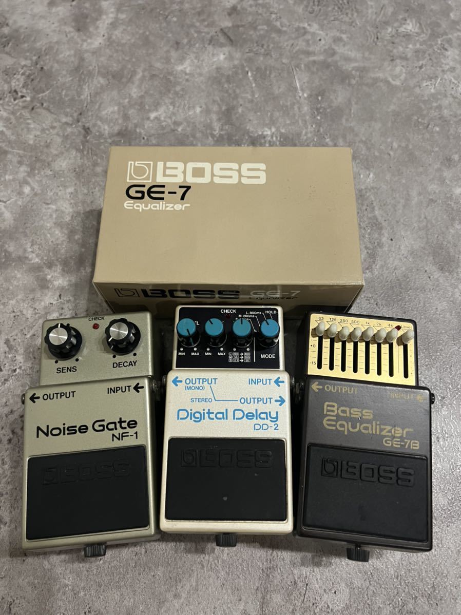 エフェクター類まとめ売り BOSS 難有⁄中古品 + エフェクター BEHRINGER CS-3⁄GE-7 訳有り