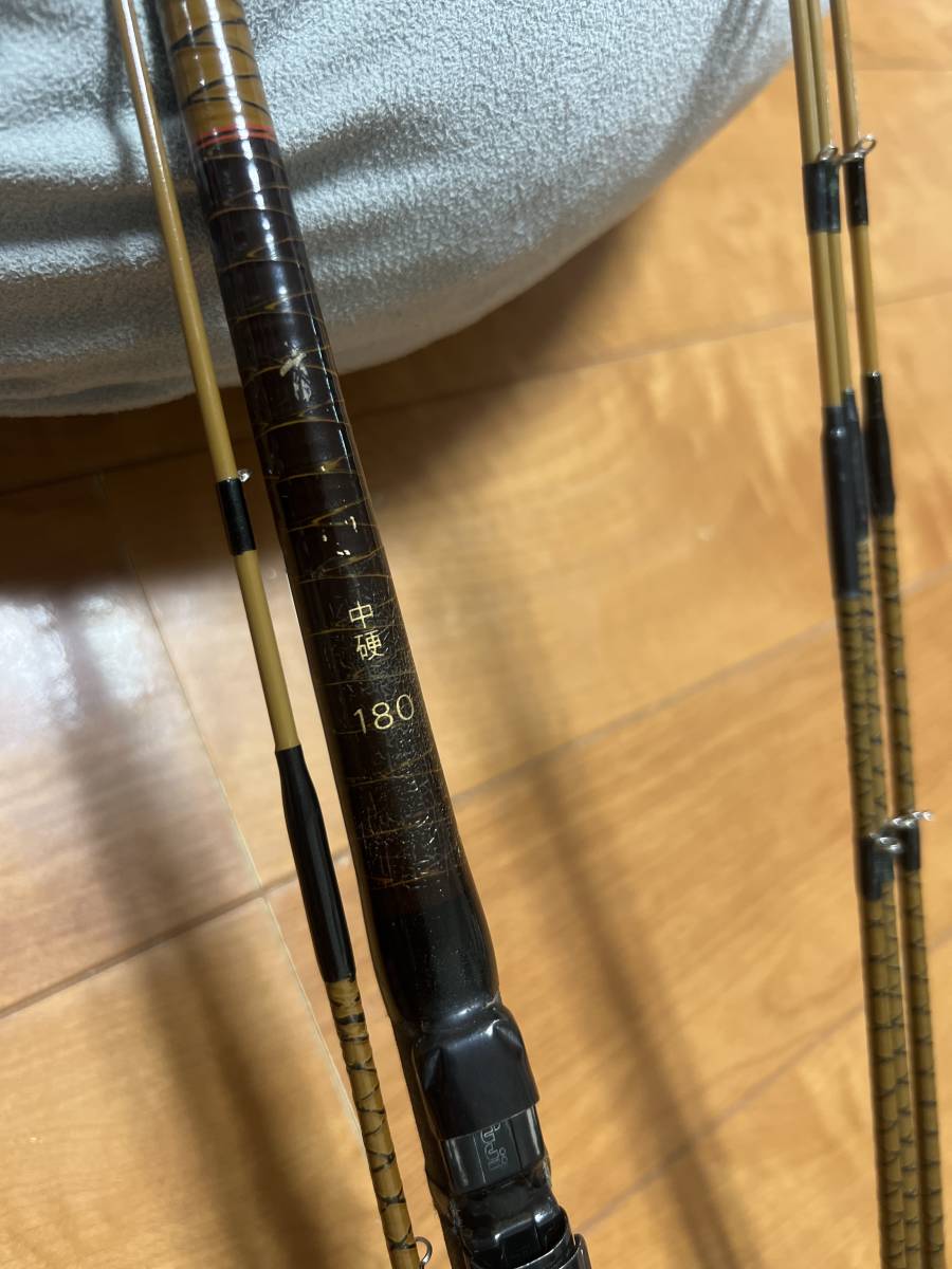 シマノ 青波巧 中硬 180 セイハコウ 穂先3本付き 中古良品(チヌ竿