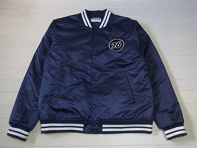 UNION 76 スタジャン 色：紺 SIZE:L ワッペン カリフォルニア ユニオン 
