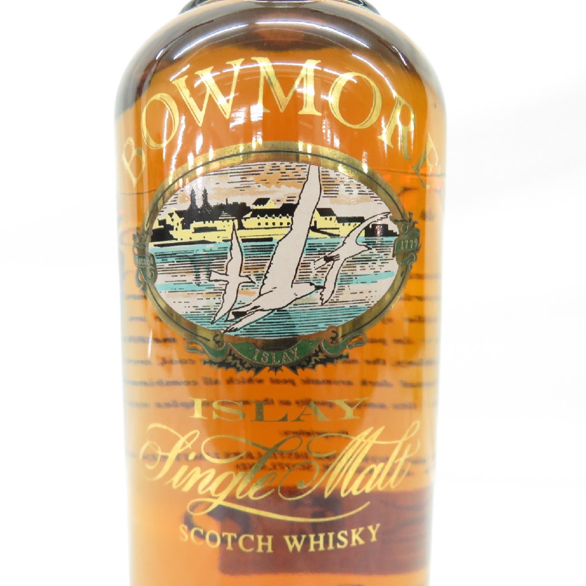 1円～ 【未開栓】BOWMORE ボウモア 12年 カモメラベル シルクプリント  
