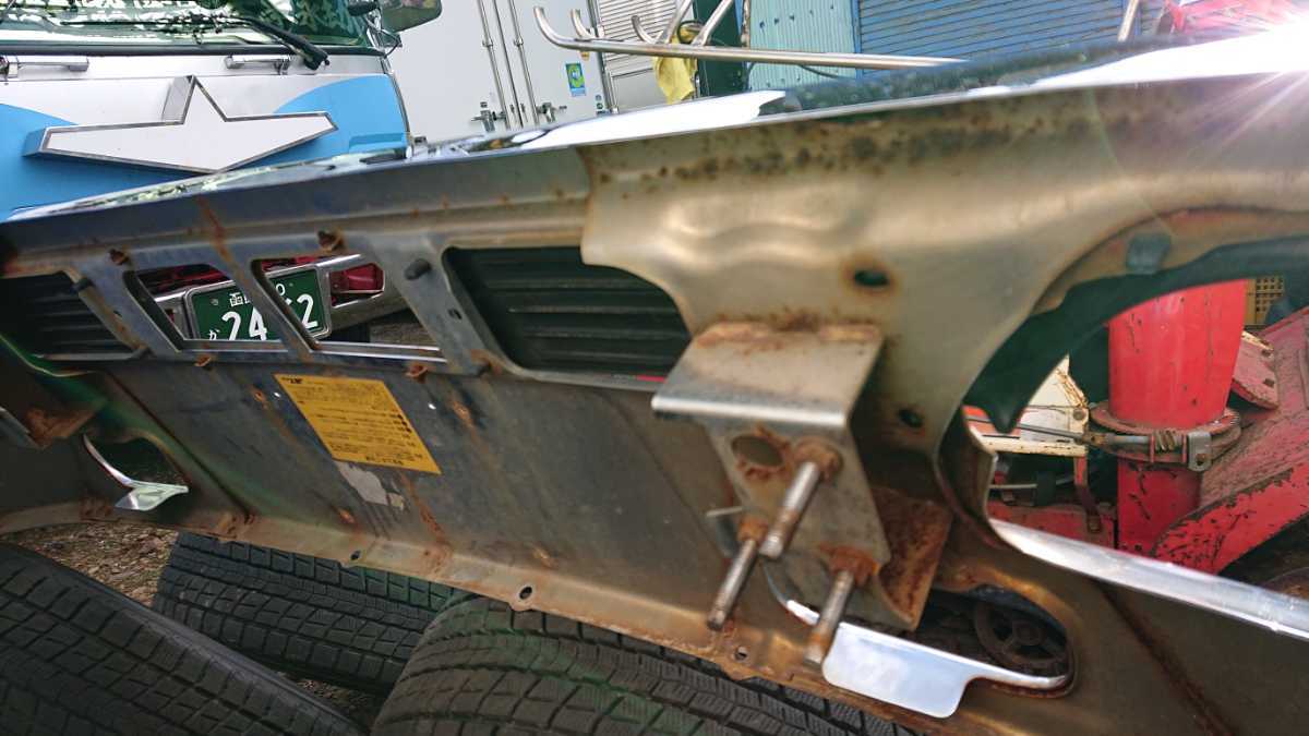 廃盤ジェット製レンプロ標準用グラプロバンパー ジェットイノウエ 日野 レンジャー メッキフロントバンパー エアループ ステンレスアート・G-1