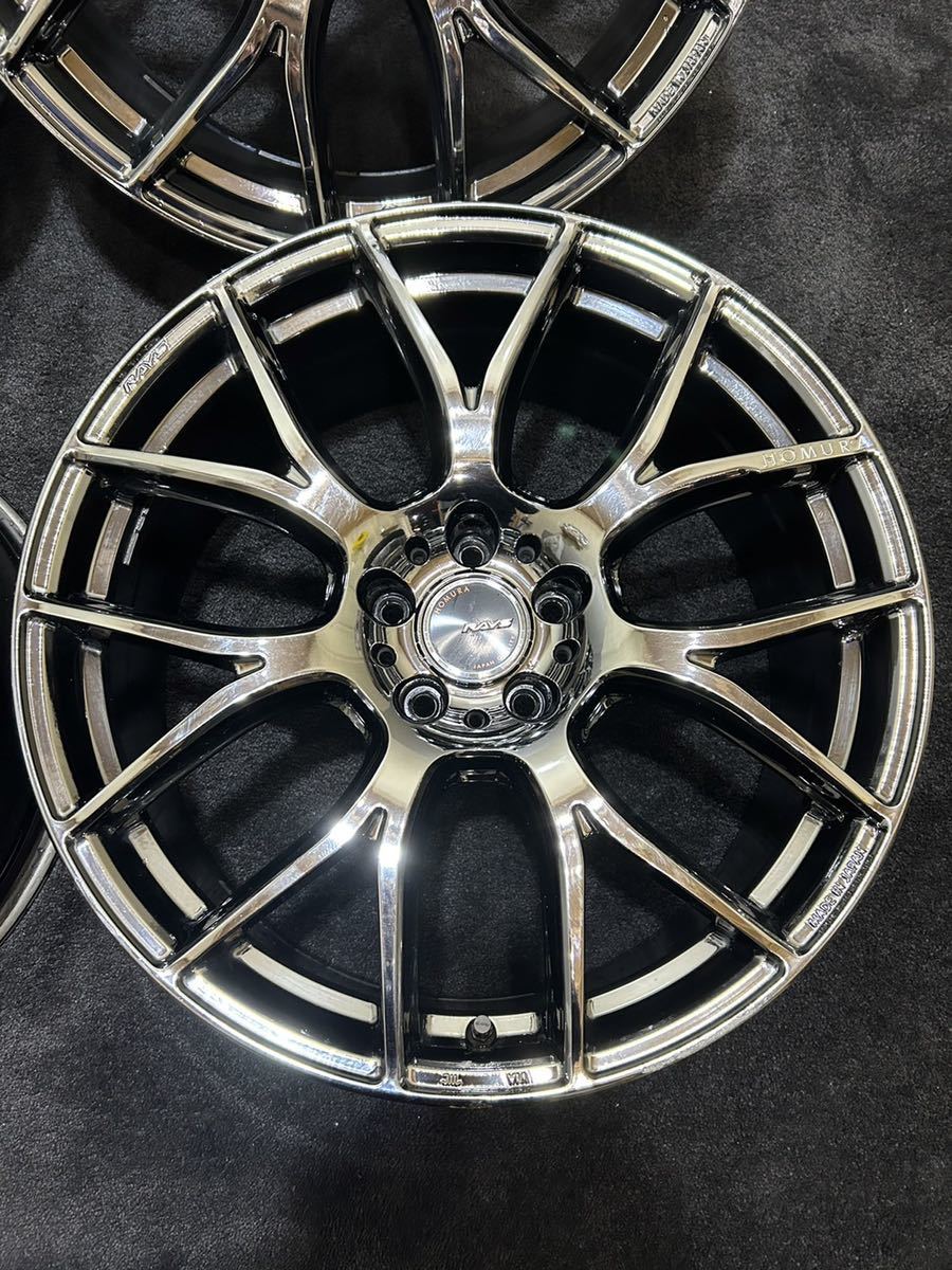 RAYS HOMURA 2×7AG 20インチ 8.5J +38 114.3 5H アルミホイール 4本 レイズ ホムラ 2X7AG アルファード ヴェルファイア