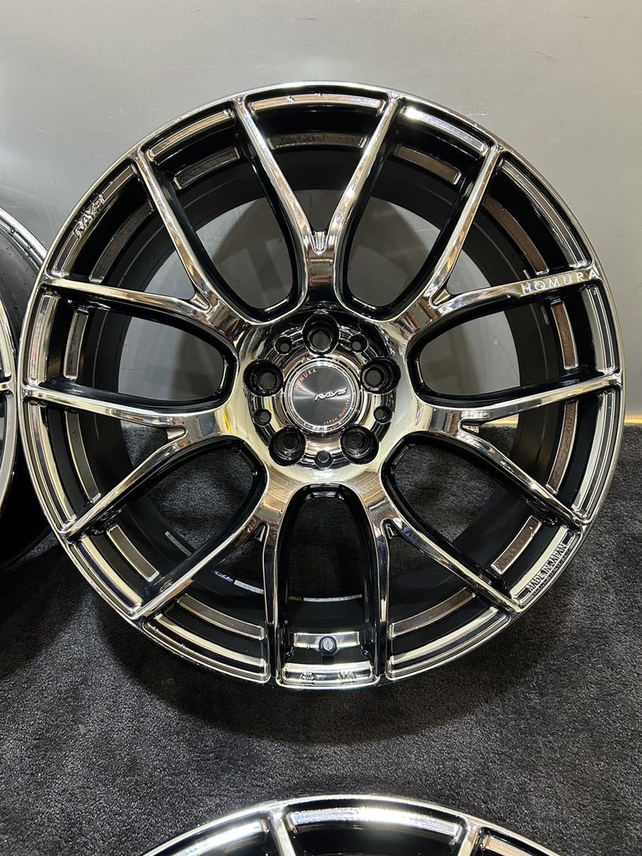 RAYS HOMURA 2×7AG 20インチ 8.5J +38 114.3 5H アルミホイール 4本 レイズ ホムラ 2X7AG アルファード ヴェルファイア