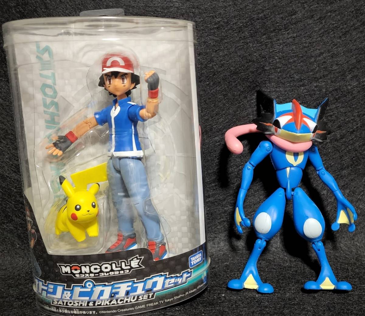 モンコレ サトシ&ピカチュウ 海外製 サトシゲッコウガ 可動フィギュア