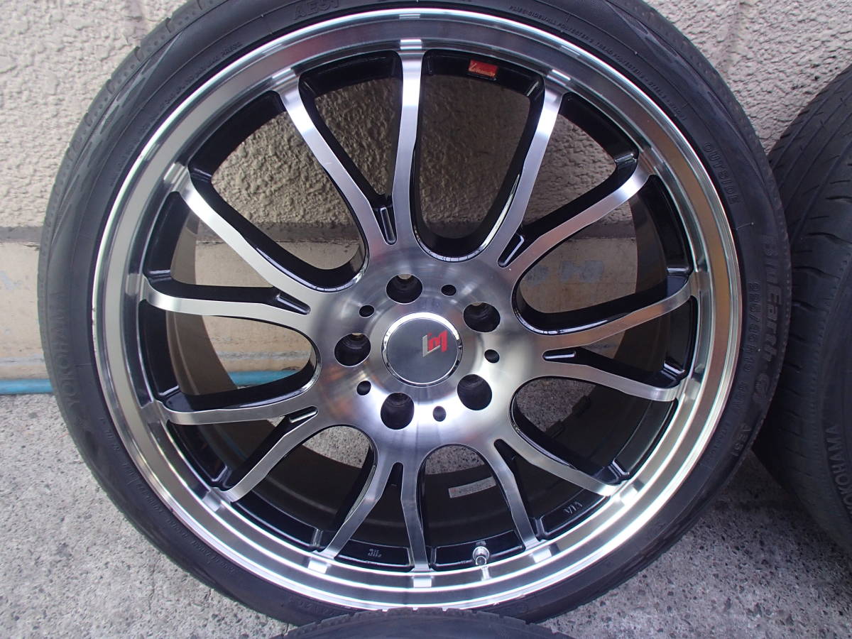 003】レアマイスター ヴァッサーノ(7.5J+48) 225/35-19付き 90 80 ノア  