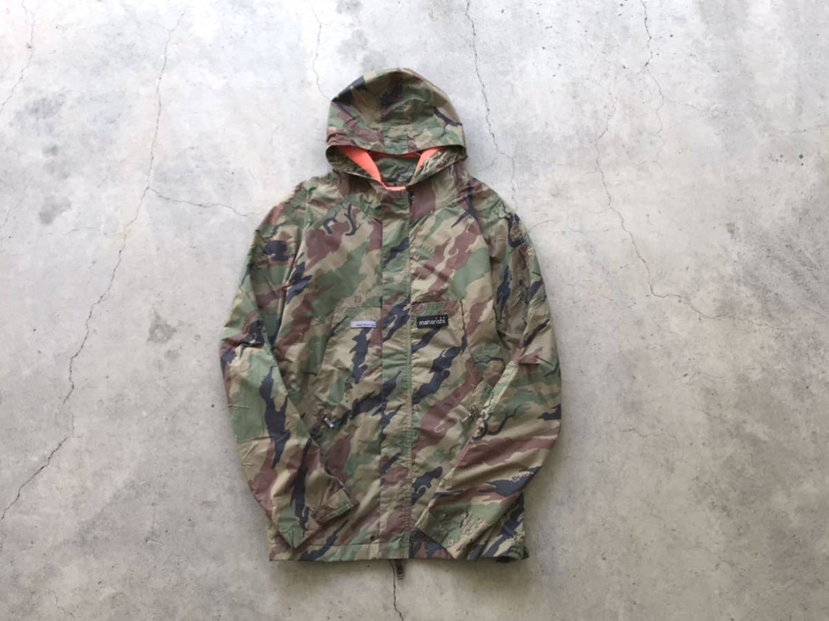 maharishi ナイロンリップストップ フーデッドジャケット S maharishi ナイロンリップストップ フーデッドジャケット S