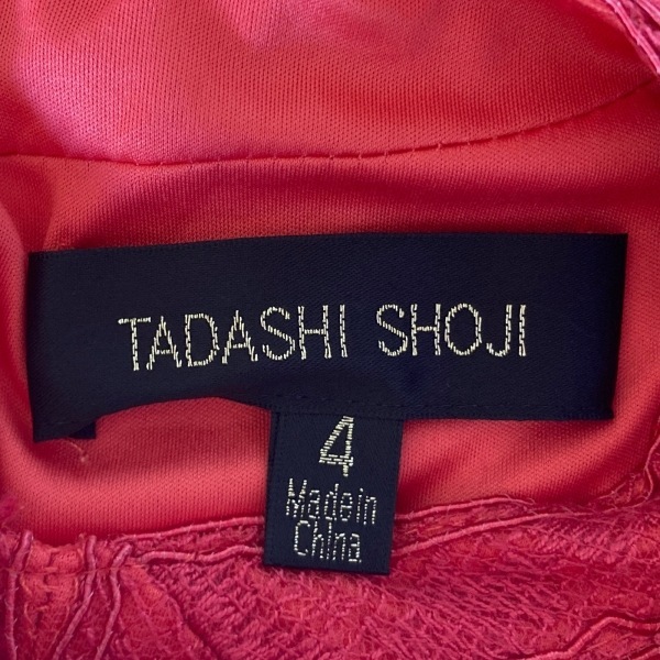 タダシショージ TADASHISHOJI サイズ4 XL - レッド レディース クルー