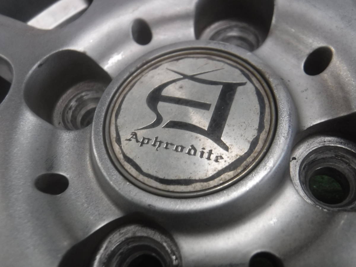 社外 APHRODITE　スタッドレス付き4本セット ☆ ホイール 4本 Aphrodite アフロディーテ 社外 14インチ 14×4.5J +