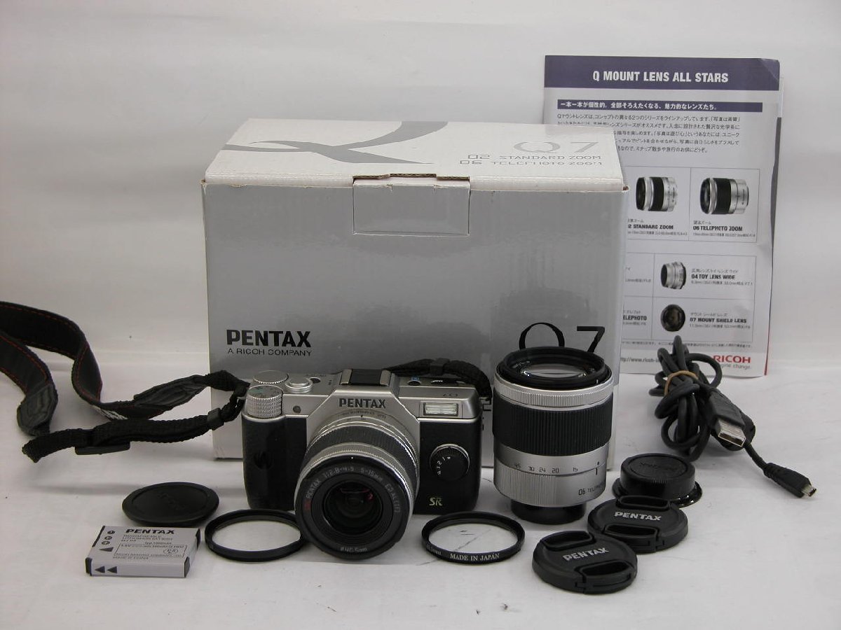 Q7 PENTAX ダブルズームキット ミラーレス一眼 | [標準 ペンタックス 