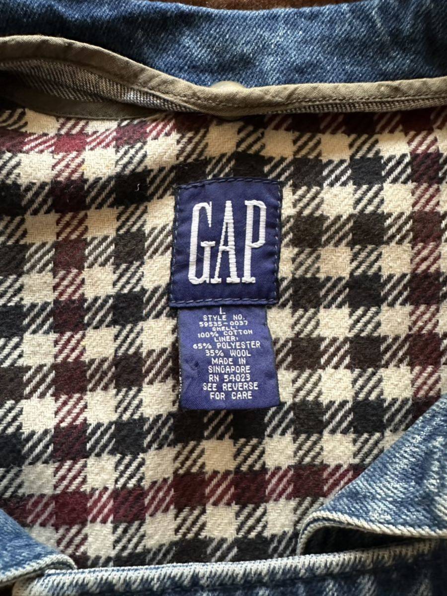 希少 90s GAP オールドギャップ OLD GAP ファイヤーマンジャケット