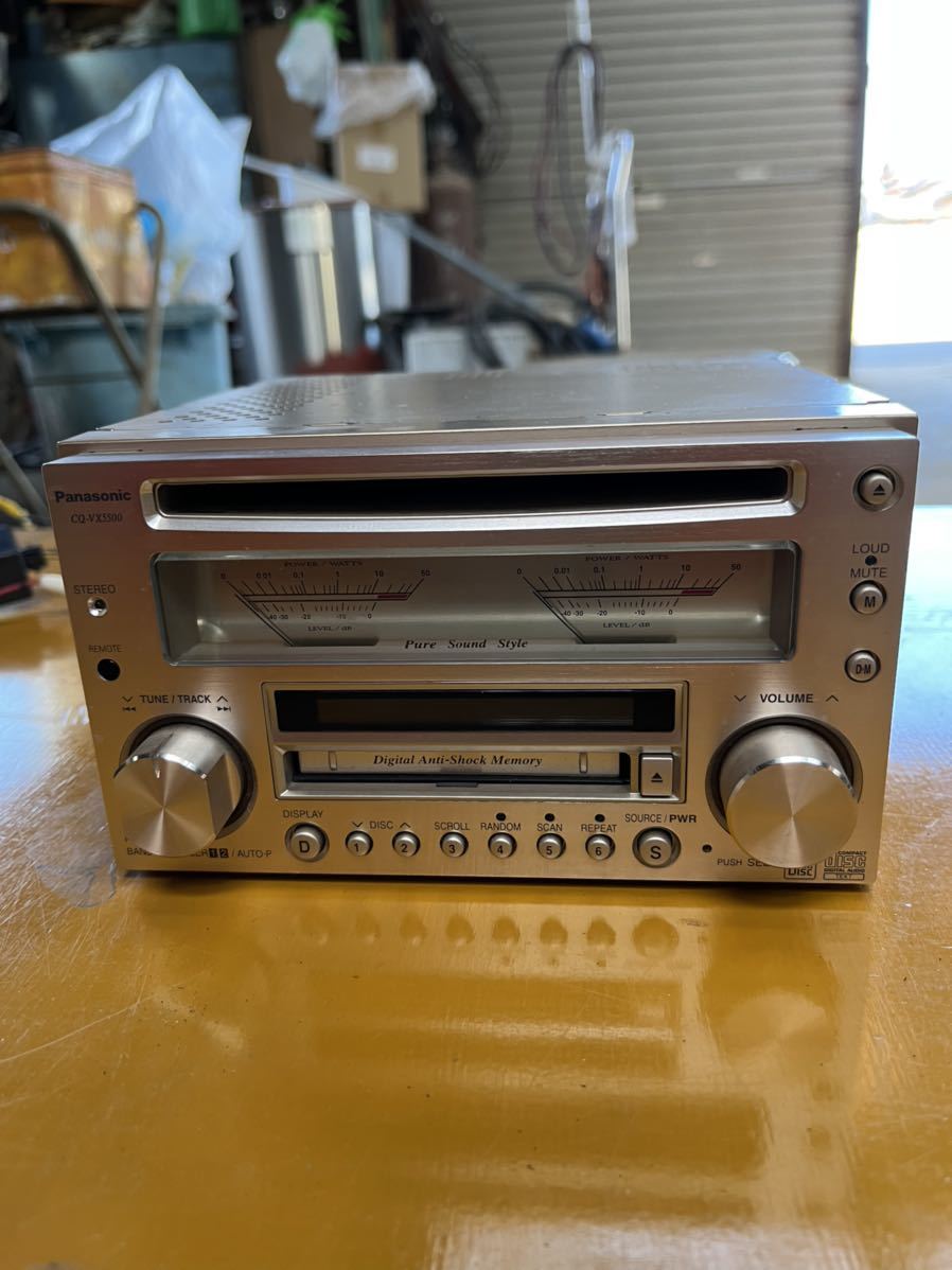 Panasonic CQ-VX5500D CD MD パナソニック カーオーディオ (JAP band