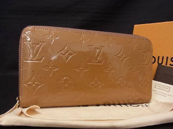 1円 LOUIS VUITTON ルイヴィトン M91599 モノグラム ヴェルニ ジッピー