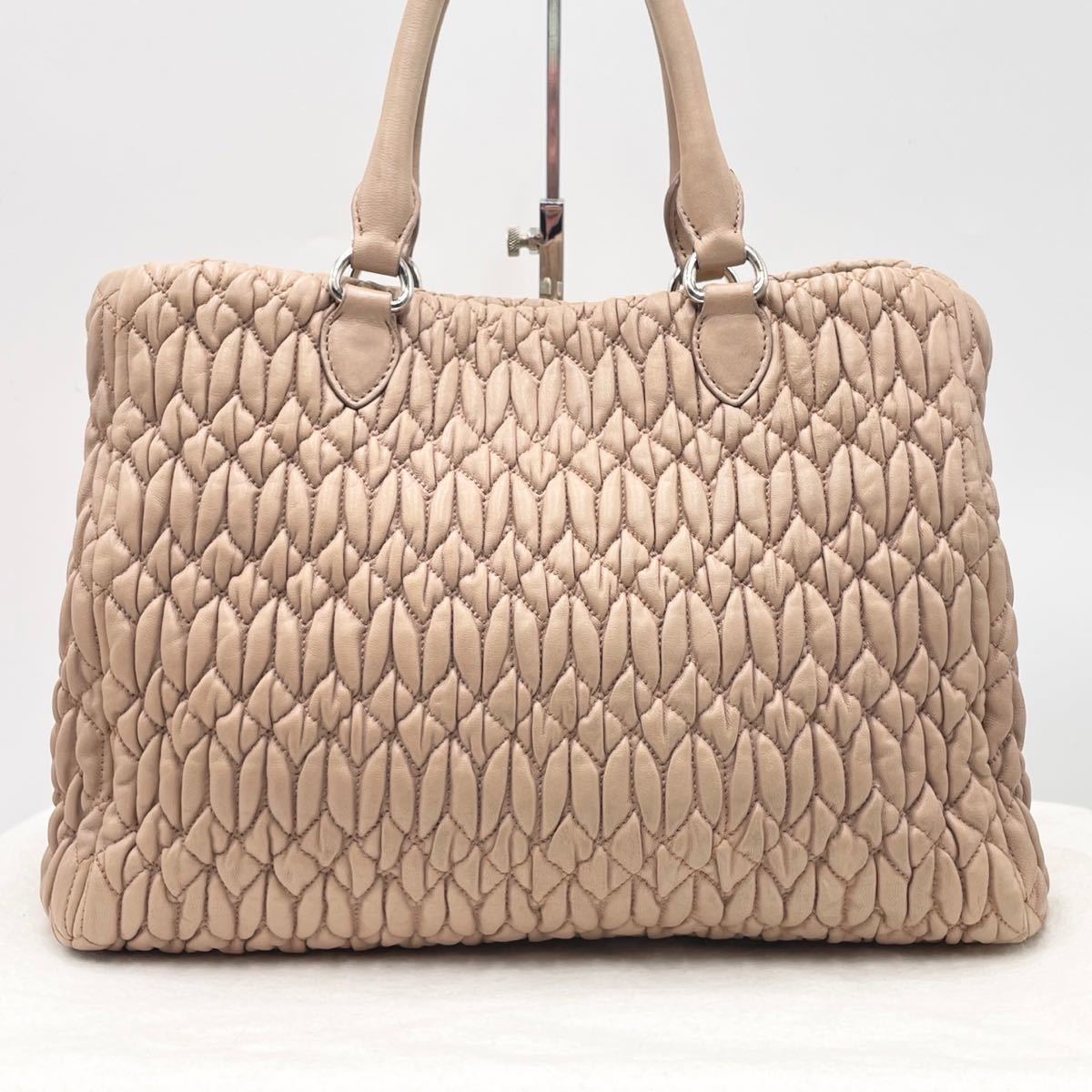 1円〜 1円〜 【美品 最高級】 ミュウミュウ MIUMIU ナッパ