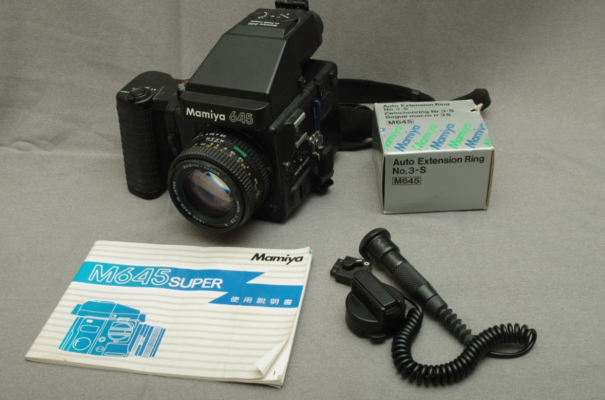 マミヤ mamiya M645 super SEKOR C 80mm F 2.8 N 付属品多数・説明書あり