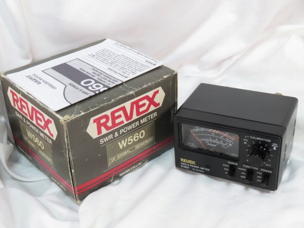 REVEX W560 1.6-525MHz SWR＆パワー計 SWR & 200W - | Yahoo