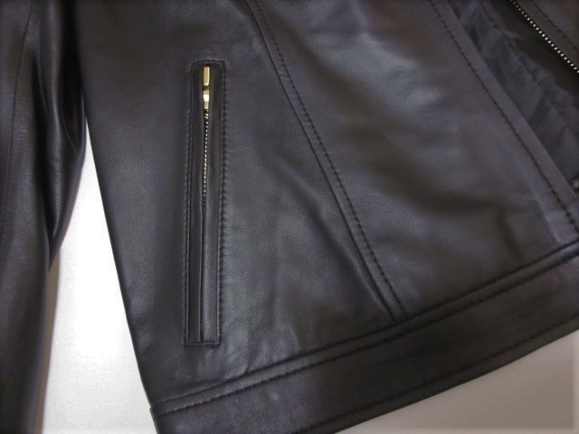 新品同様・未使用品☆any SiS エニィスィス ラムレザー 羊革 本革 ノー