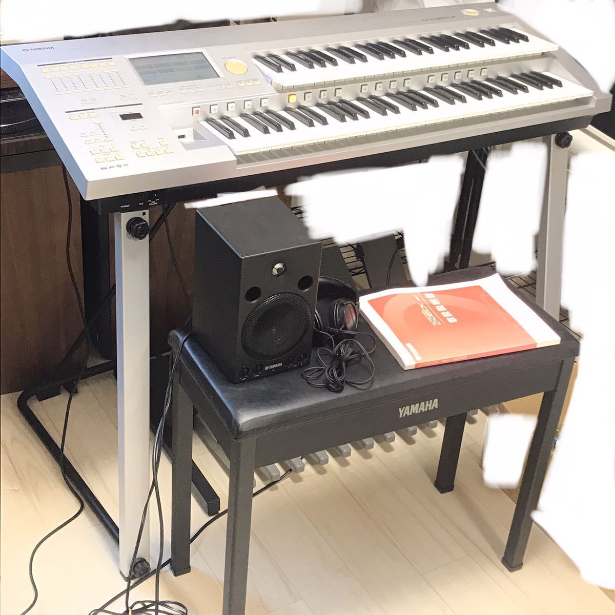 □コAK 稼働品 YAMAHA D-DECK DDK-7 ヤマハ エレクトーン キーボード デュアルキーボード