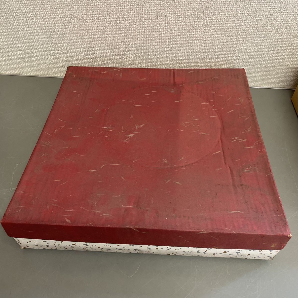 値下！【現状品】琥山窯 小野達郎 大皿 40cm 小野達郎 琥山窯 『6寸 桜