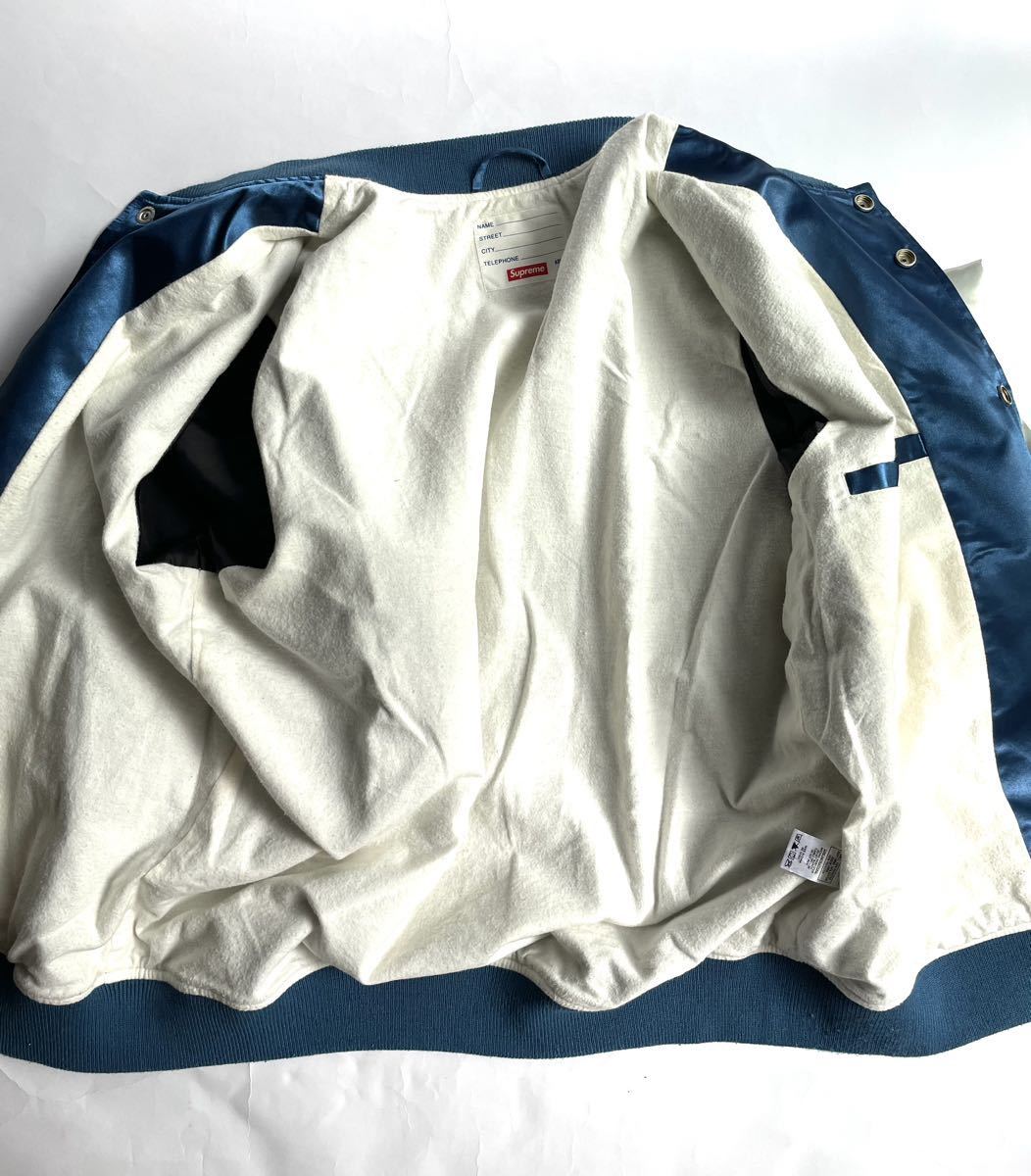 Supreme 15SS Satin Club Jacket シュプリーム サテン ベースボール