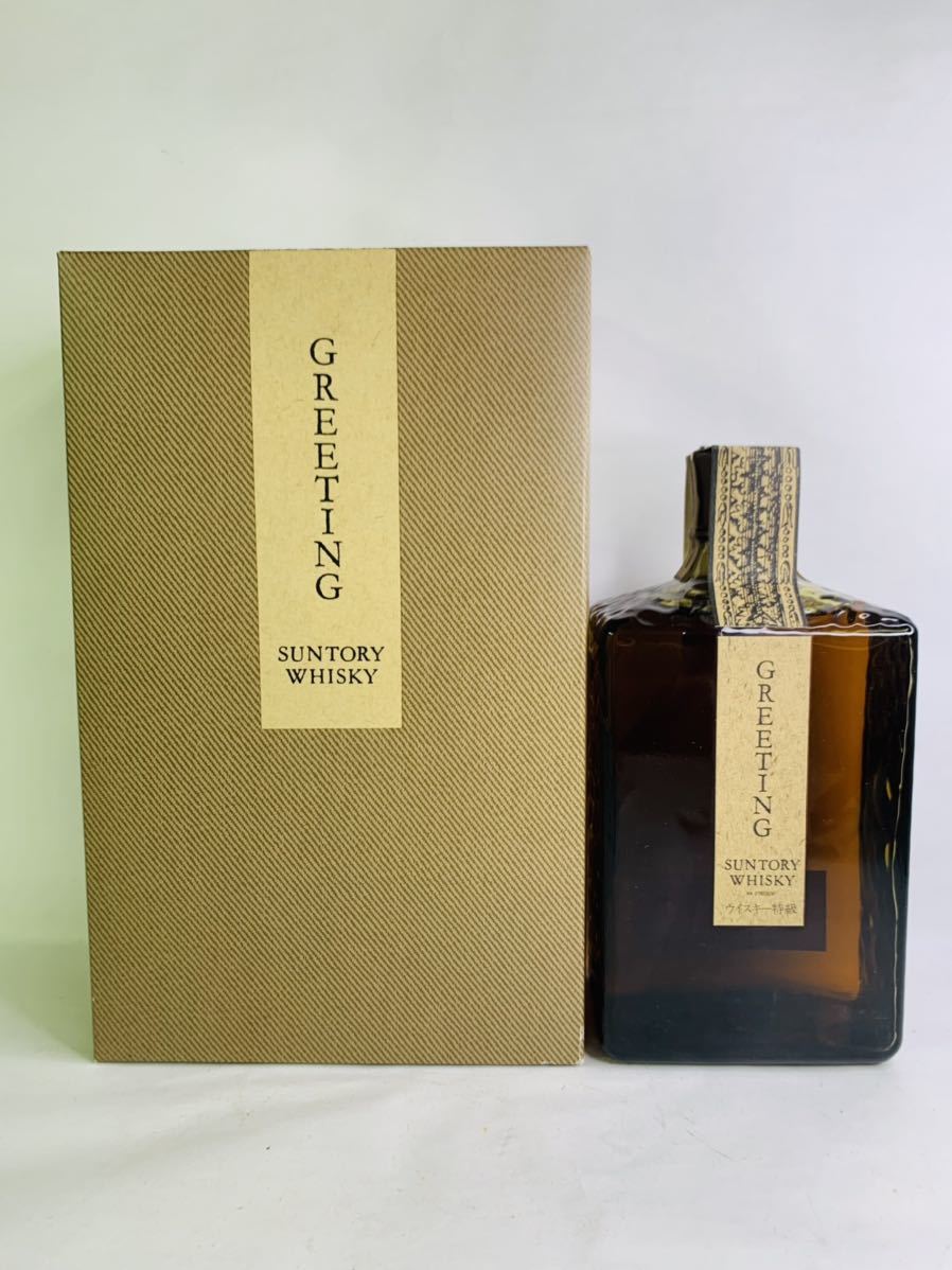 SUNTORY WHISKY GREETING サントリー ウイスキー グリーティング 特級