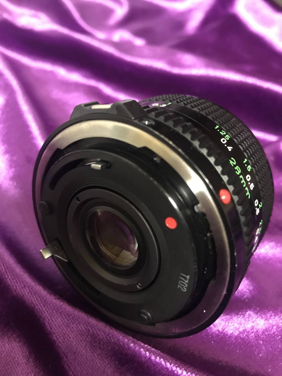 キャノン Canon 28mm F/2.8 FD カメラレンズ 28mm FD Canon しばさんの