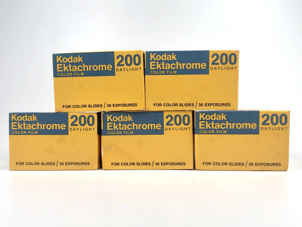 期限切れ Kodak Ektachrome ED 135-36 FILM 5本（ほぼ未開封品 