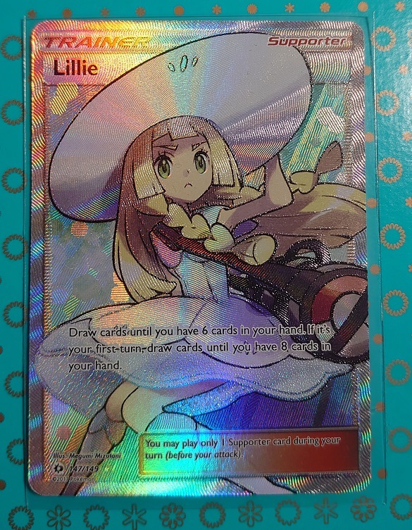 ポケカ 英語版 正規品 リーリエ 帽子 147/149 SR 海外版 ポケモン