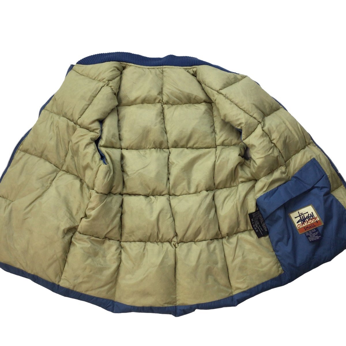 90年代 OLD STUSSY OUTDOOR ステューシー ダウンベスト サイズS 