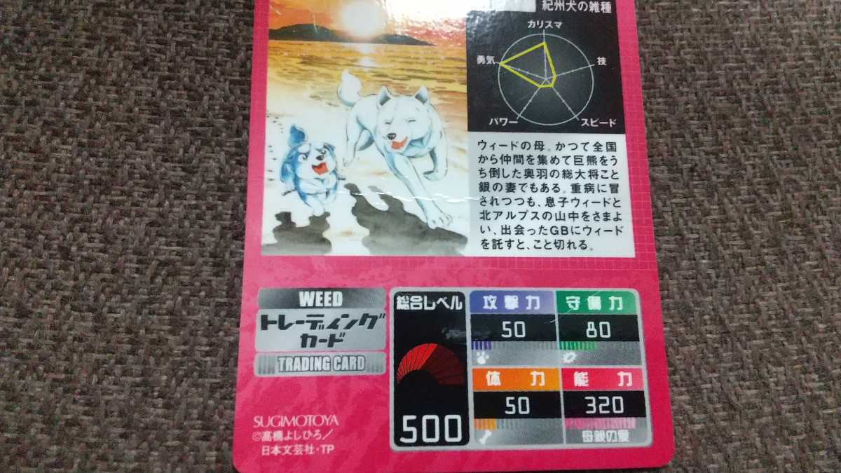 銀牙伝説 ウィード WEED トレーディングカードの入札履歴 - 入札者の順位