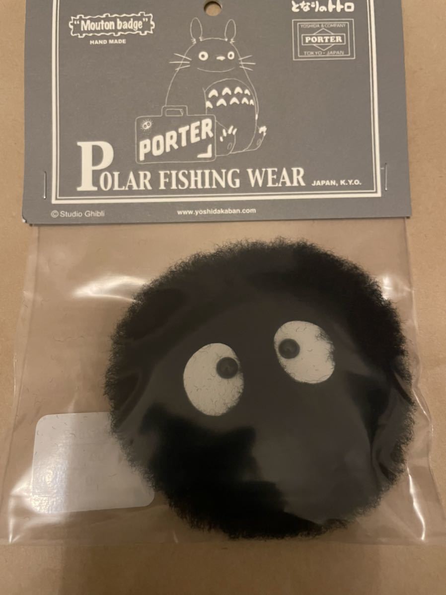 porter となりのトトロ トトロ MOUTON BADGE まっくろくろすけ バッジ