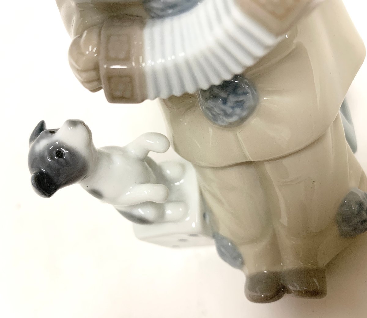 リヤドロ LLADRO 0 アコーディオンを持つピエロ 陶器 美品 -「ピエロ