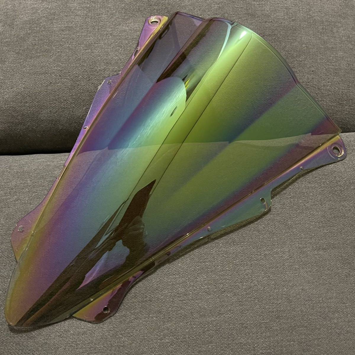 クリア・グリーン 2個セット Ninja 【新品】ZX25R スクリーン ウインドシールド ダブルバブル