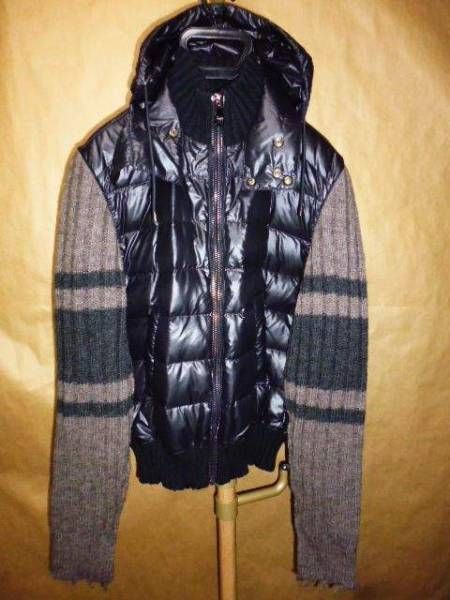 ドルチェ＆ガッバーナ　DOLCE&GABBANA 名作 袖　ニット　ドッキング ダウン　ジャケット　44