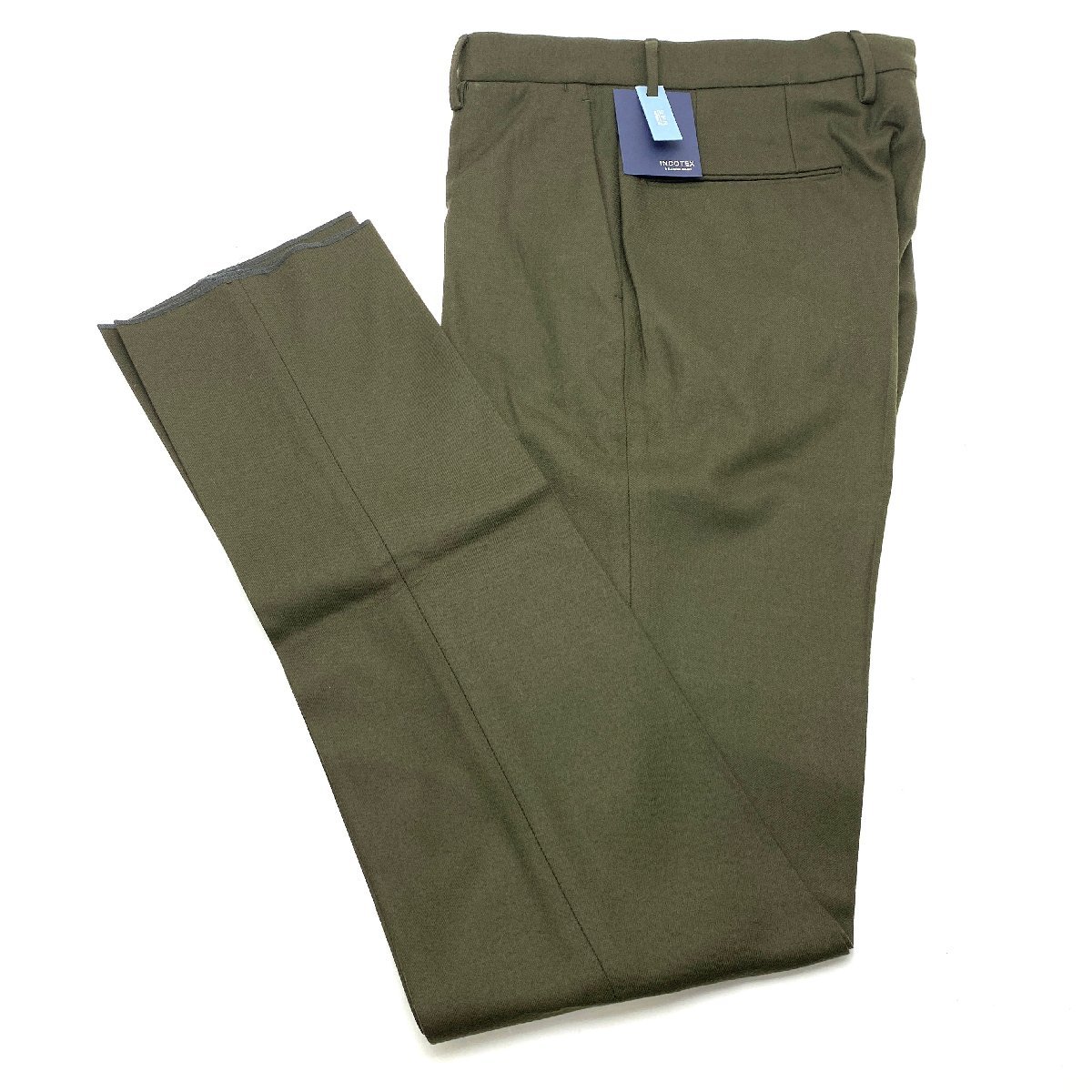 インコテックス INCOTEX &frasl; スラックス メンズ FIT SLIM ウールパンツ ノープリーツ ウール スリムフィット SUPER100 ストレッチ グレー46 公式通販 スラックス&frasl;SLIM