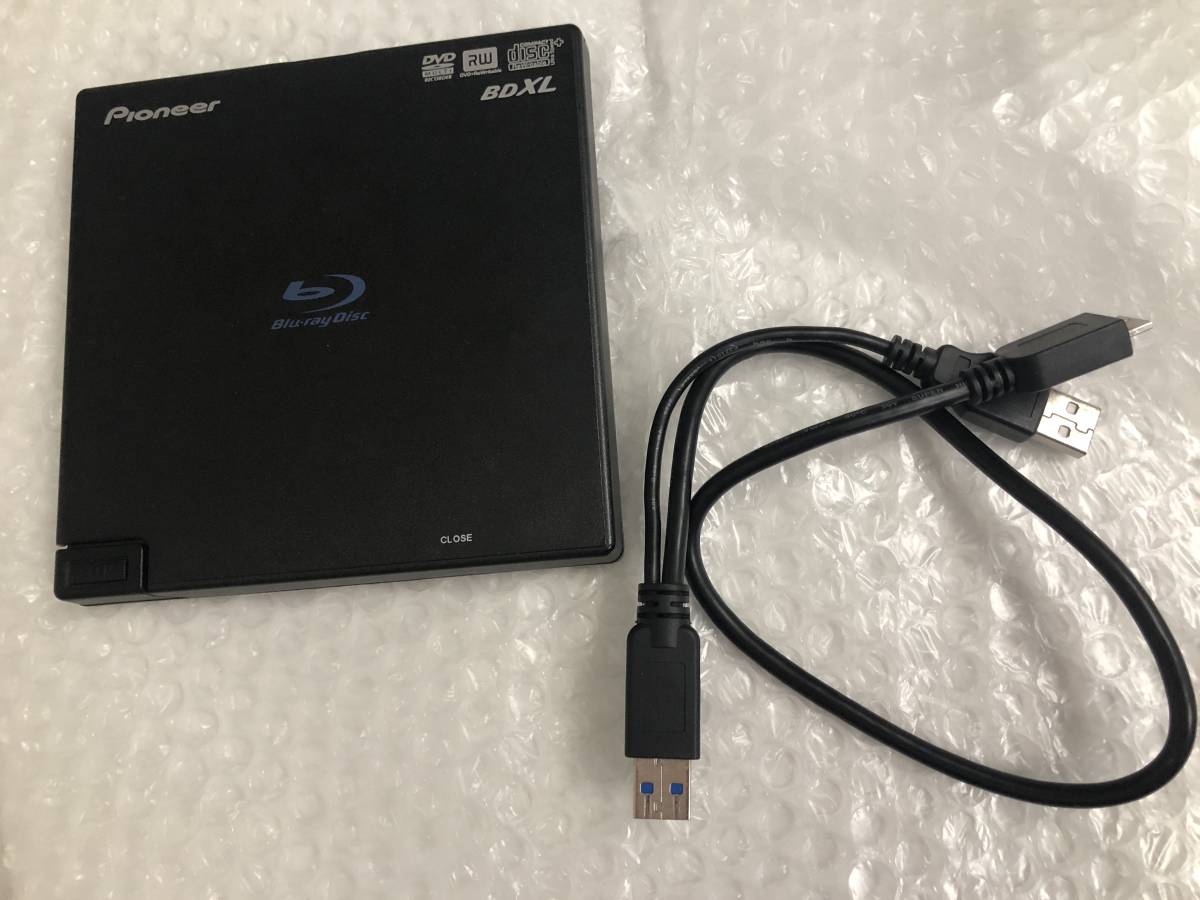 PIONEER BDR-XD05J パソコン用ポータブルBDドライブ BD/DVD/CDライター