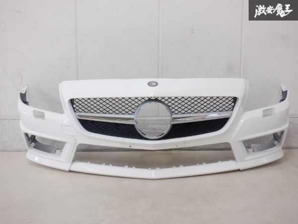 メルセデス ベンツ 純正 AMG R172 SLKクラス フロントバンパー A1728850625 白系 グリル付 即納 棚2F-G-2