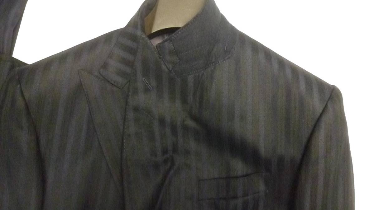 &amp; Dege - Years 0 Cloths 英国 Dege & Skinner X SCABAL サヴィルローの伝統と技術　威風堂々ダブルプレススーツ　ミッドナイトブルー＆ブラック 48R/A6 /19，5万