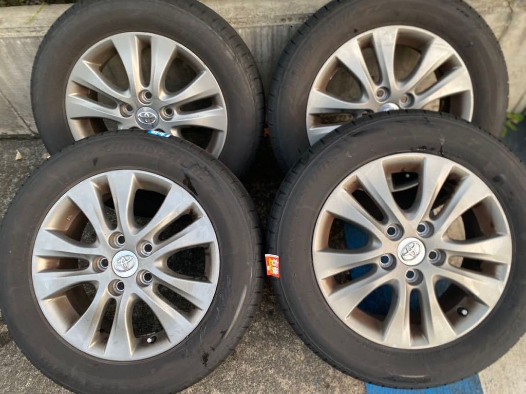 HOT，人気セール 純正ホイール トヨタ　ヴォクシー　１６インチ　205/60R16 ブリヂストン