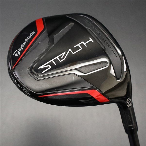 TaylorMade STEALTH 5W 18度 TM50 S ヘッドカバー付 TaylorMade Stealth フェアウェイウッド 5w 18度 テーラーメイド