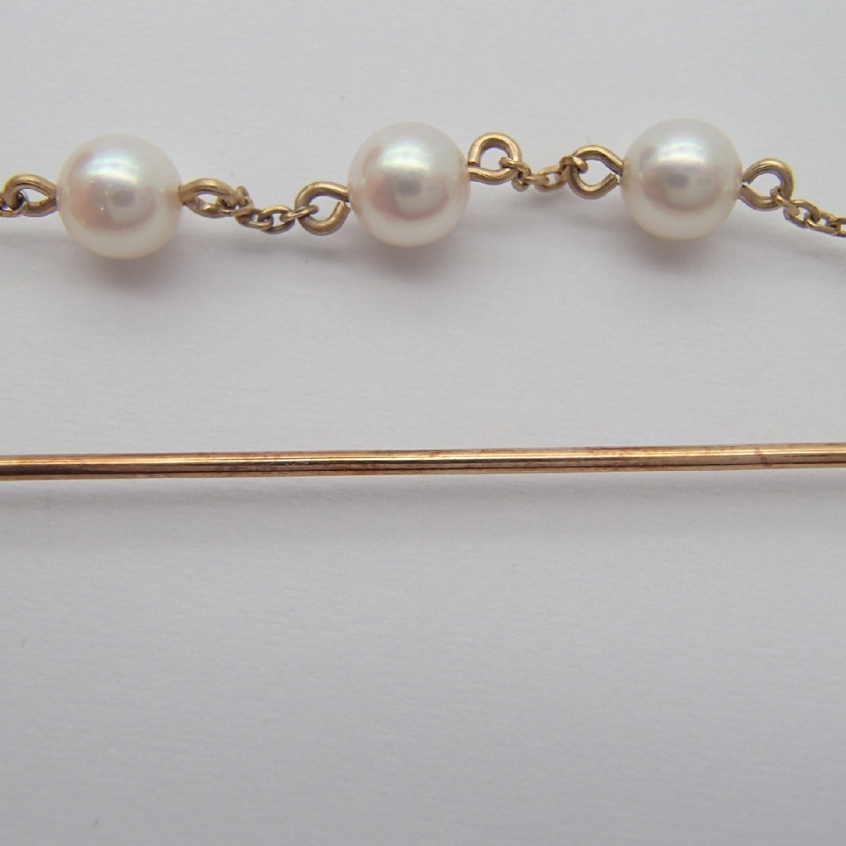 MIKIMOTO ミキモト K18 パール ピンブローチ 極美品✨MIKIMOTOミキモト