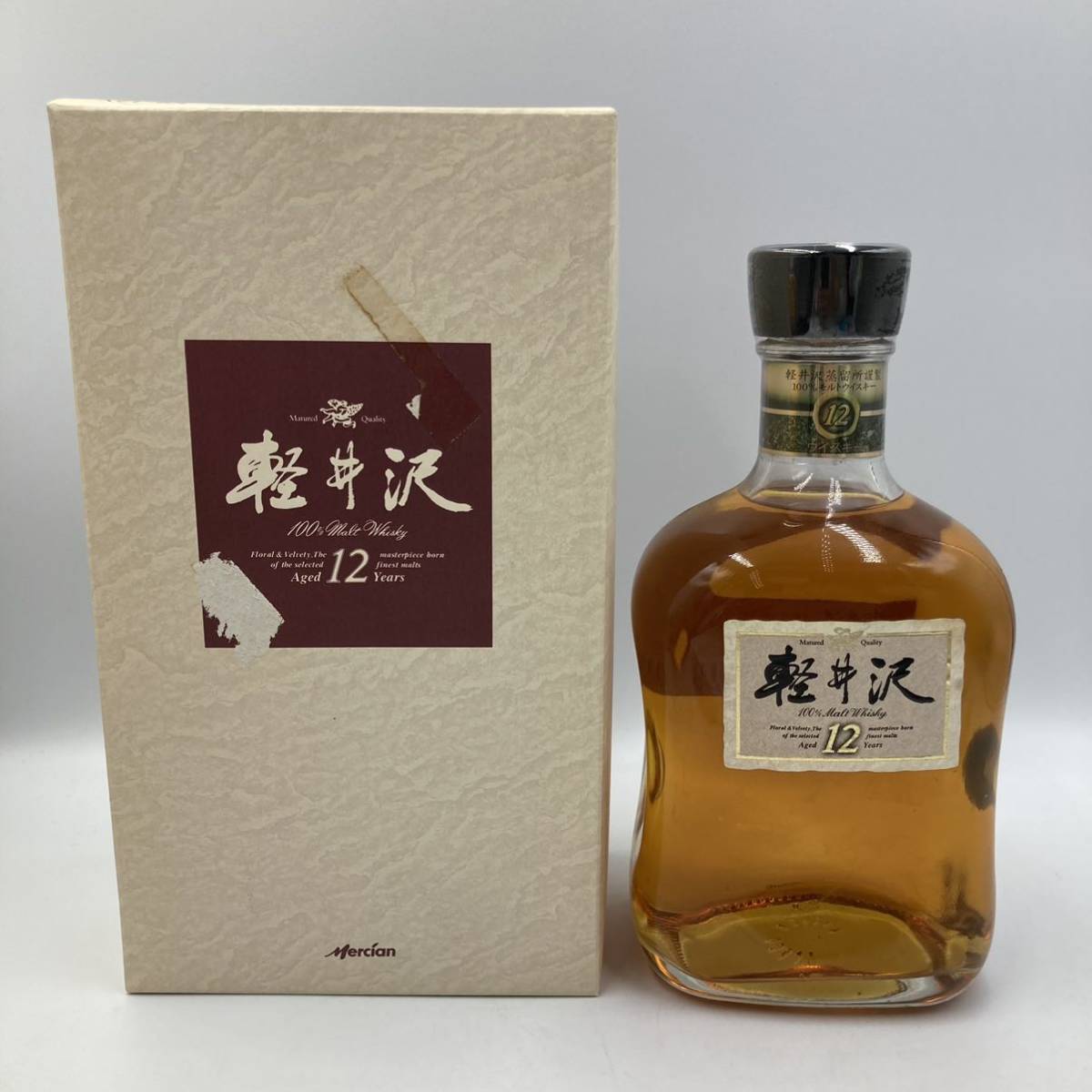11.4 MI-t12☆未開栓 軽井沢 貯蔵12年 100%モルトウイスキー☆容量 700ml/