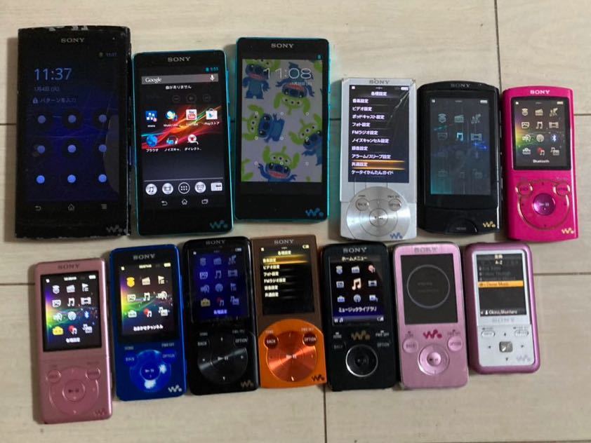 SONY Walkman 本体 13台 セット まとめて 通電 ウォークマン ソニー NW